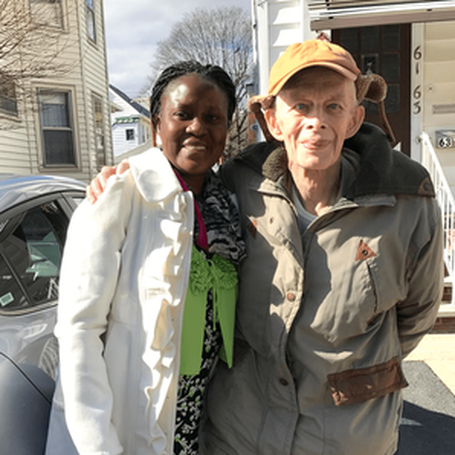 Florence Dongo and Jerry Lehman